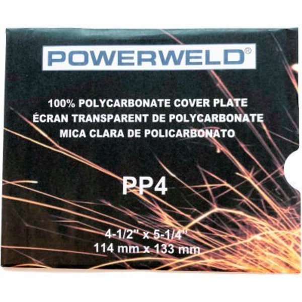 Powerweld Inc Powerweld¬Æ Cover Lens Clear Polycarbonate 4-1/2 X 5-1/4 PP4